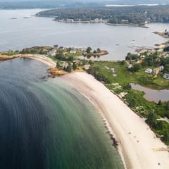 Walk to Pemaquid Beach by Rocky Coast Rentals