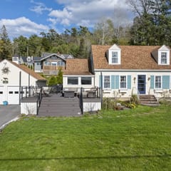 Walk-to-Town Boothbay Harbor Retreat | Harbor Views | A/C | Parking |Pets